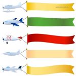150x150 Airplane With Banner Clipart Amp Airplane With Banner Clip Art