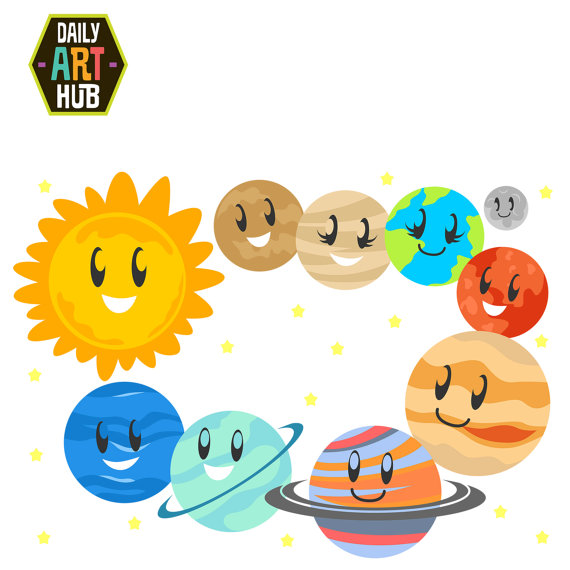 570x570 Free Solar System Clipart