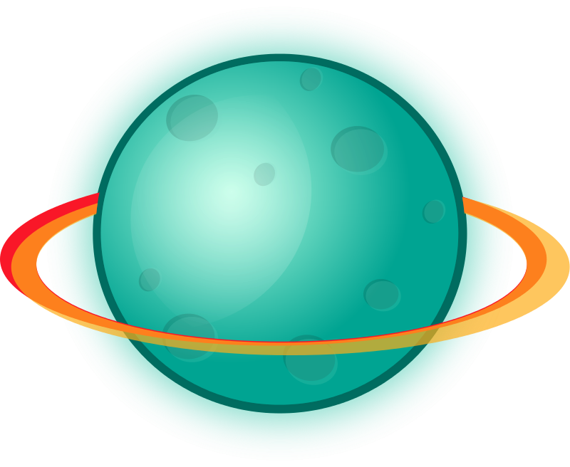 800x656 Planet With Ring Clipart