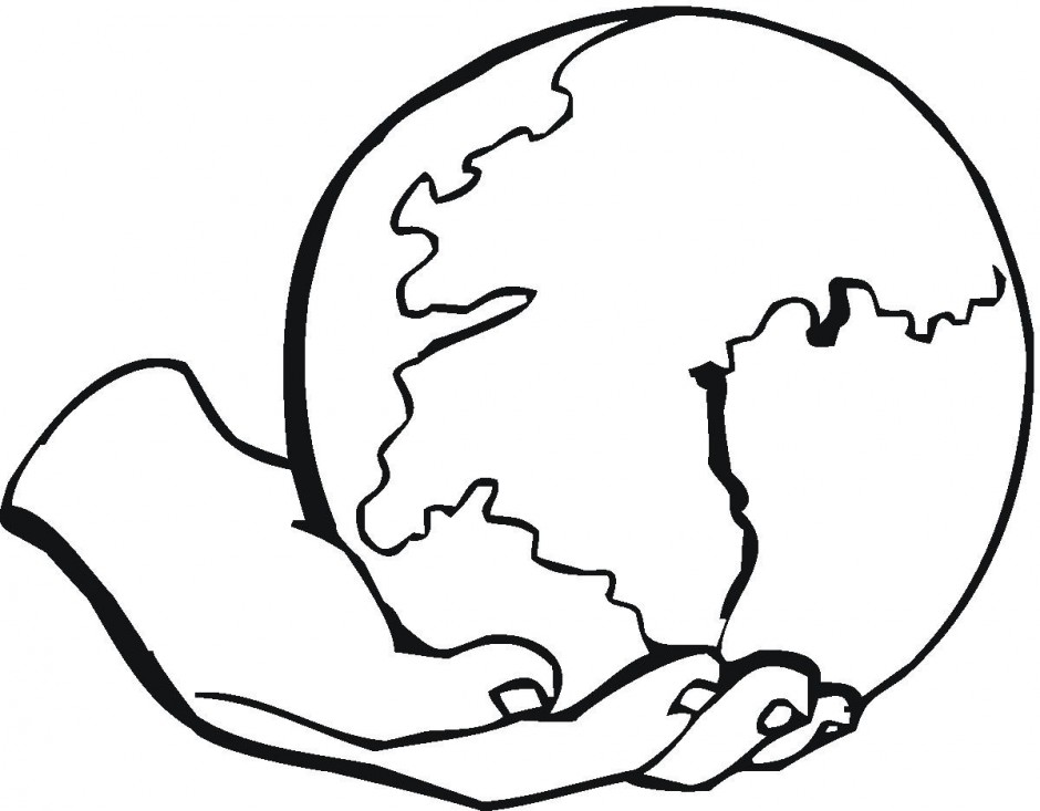 940x733 Planet Earth Clipart Black And White