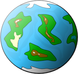 300x285 Planet Symbol Globe Clip Art