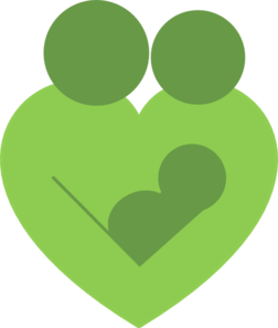 252x297 Heart Family Clip Art