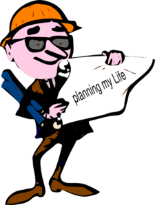225x298 Planning My Life Clip Art