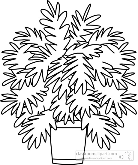 460x550 Plant Clipart Black And White