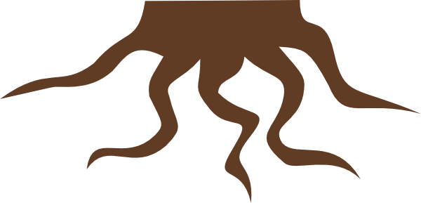 600x289 Roots Clipart
