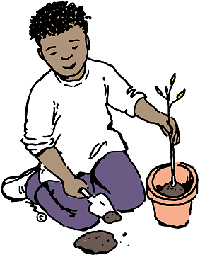 283x360 Planting Clipart Clipartmonk