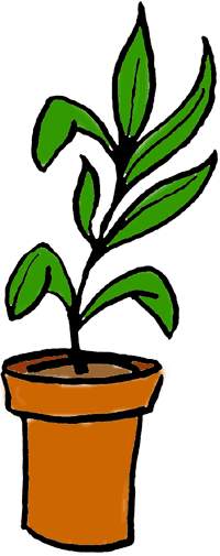 200x505 Plant Cartoon Clip Art Clipart