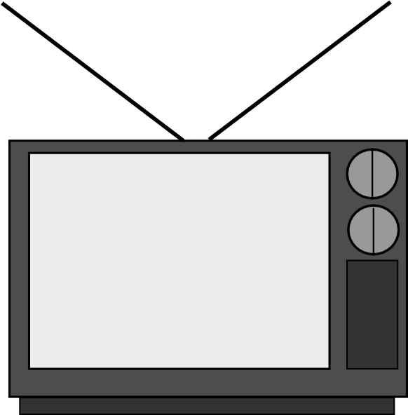 582x592 Tv Television Clip Art