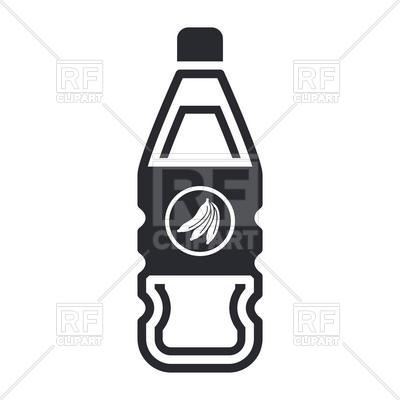 400x400 Icon Plastic Bottle Of Fruit Juice Royalty Free Vector Clip Art