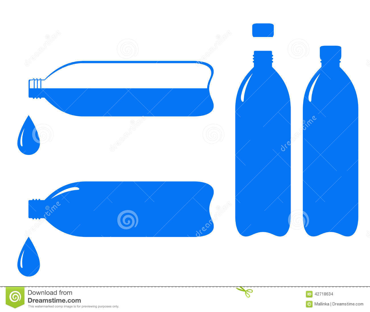 1300x1095 Falling Water Clipart