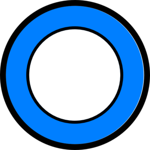 298x297 Plate Blue Clip Art