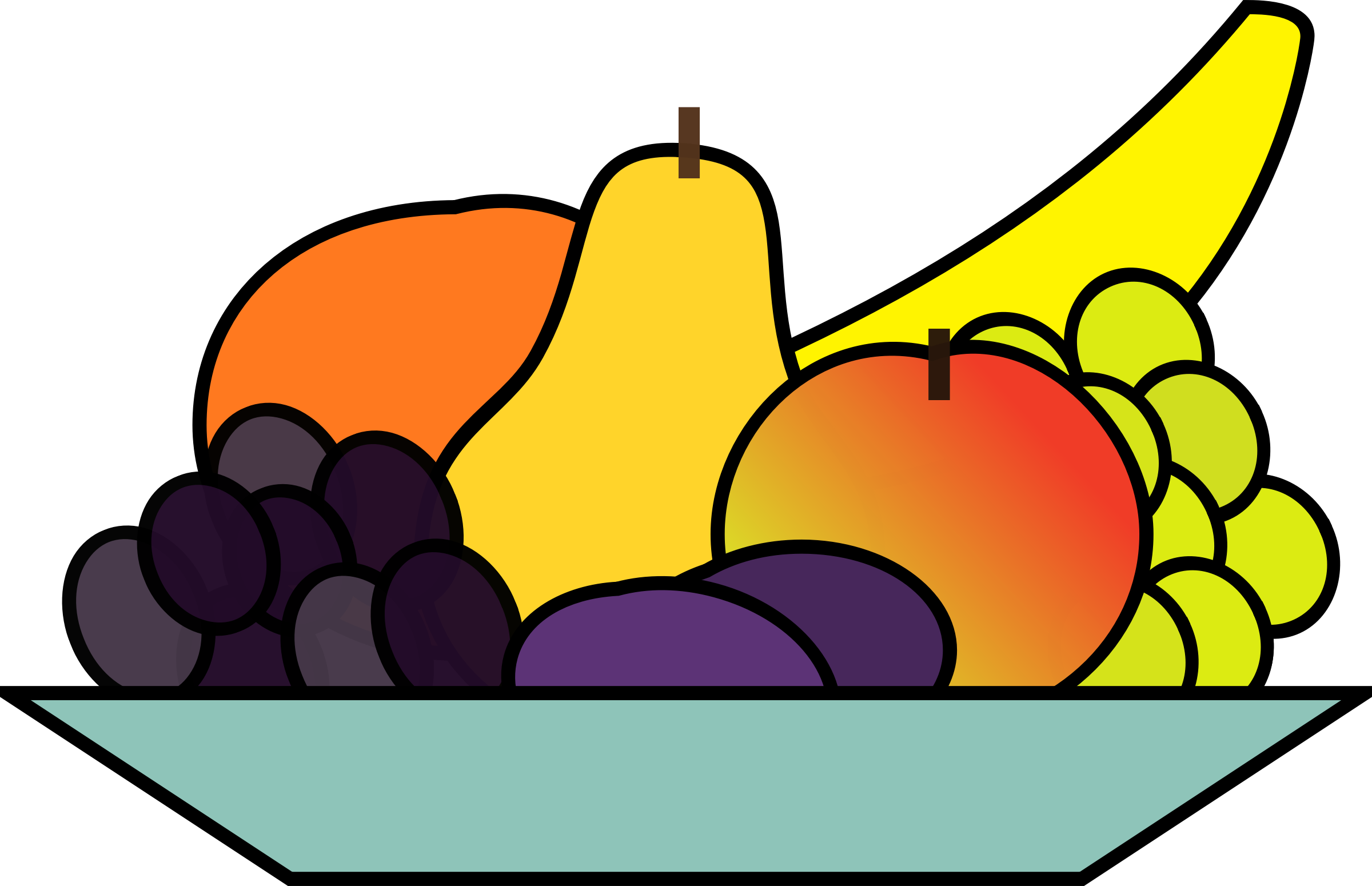 2400x1550 Top 81 Fruit Clip Art