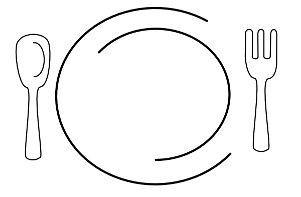 600x393 White Plate Png, Svg Clip Art For Web