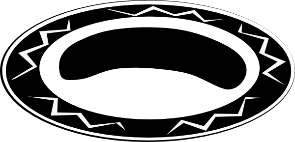 600x289 Large Basic Plate Clip Art Free Vector 4vector