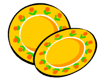 206x170 Plate Clipart Dinnerware