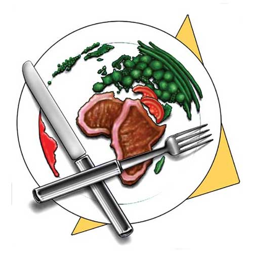 500x500 Plate Of Food Picture Clipart Panda