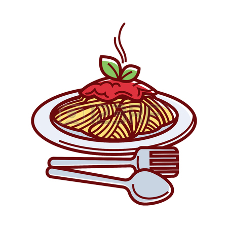 450x450 Italian Traditional Delicious Food Isolated Cartoon Illustrations