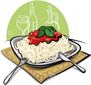 300x278 And Spaghetti Fundraiser Tickets Clipart