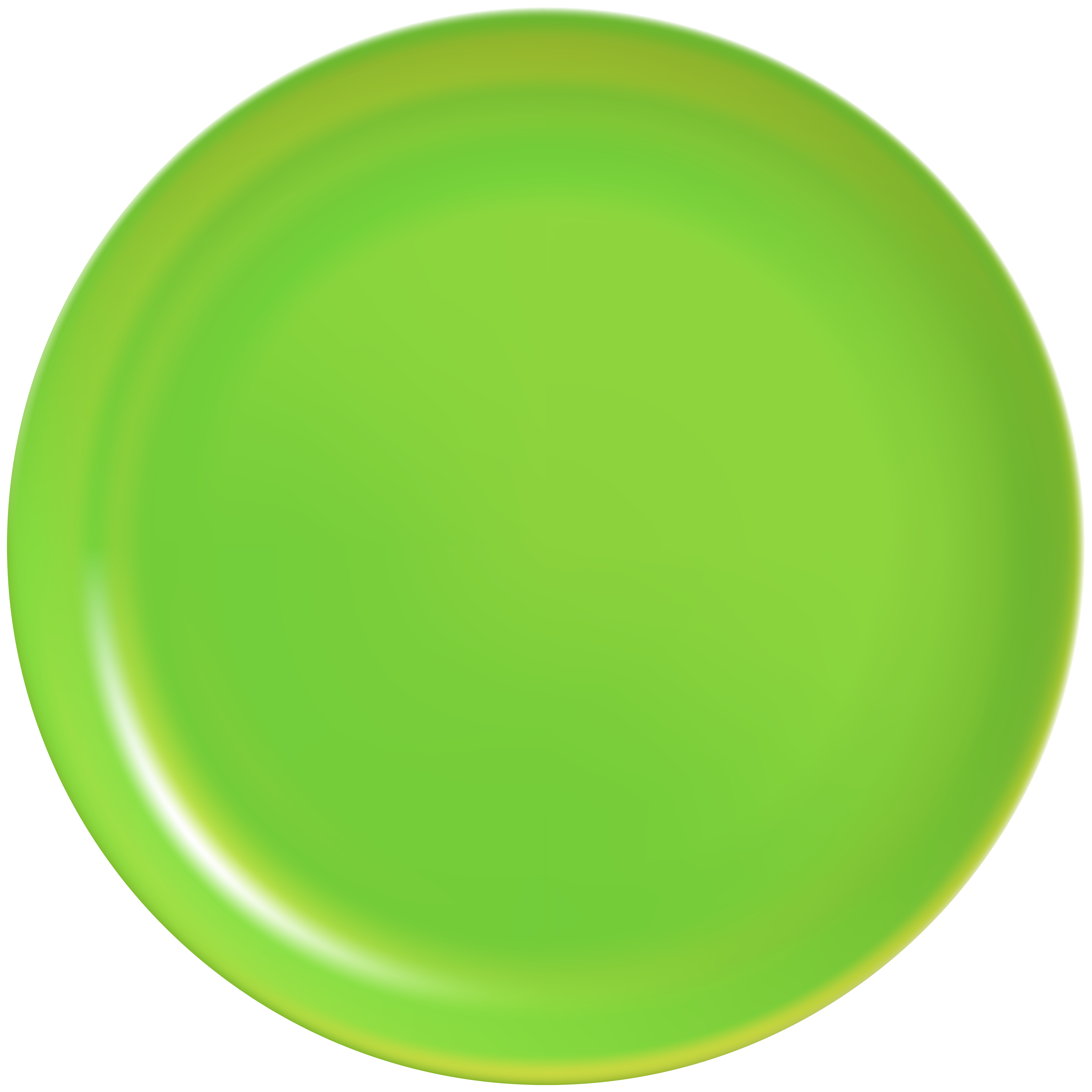 6000x6000 Green Plate Png Clip Art