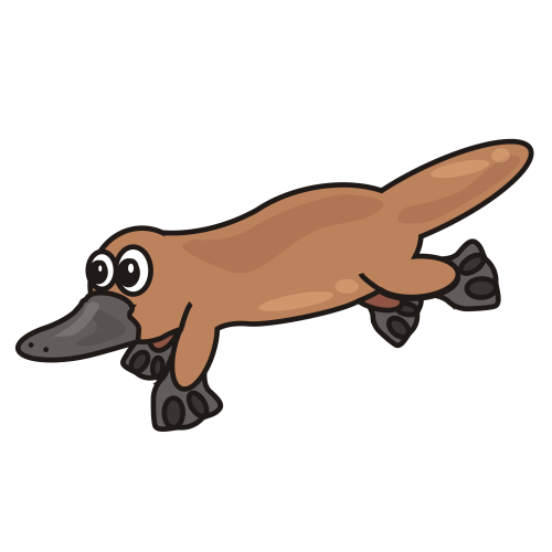 500x500 Platypus Clipart Free Download Clip Art