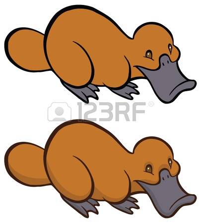 405x450 Top 70 Platypus Clip Art