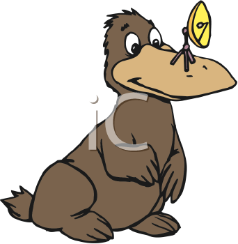 342x350 Top 70 Platypus Clip Art