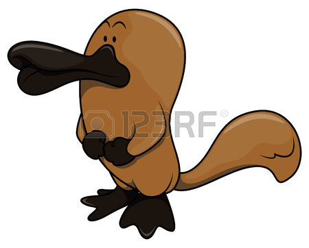 450x362 Fun Zoo Illustration Of Cute Cartoon Platypus And Australia