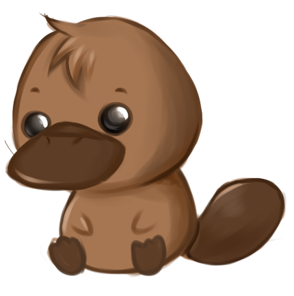 430x432 Platypus Clipart Cute