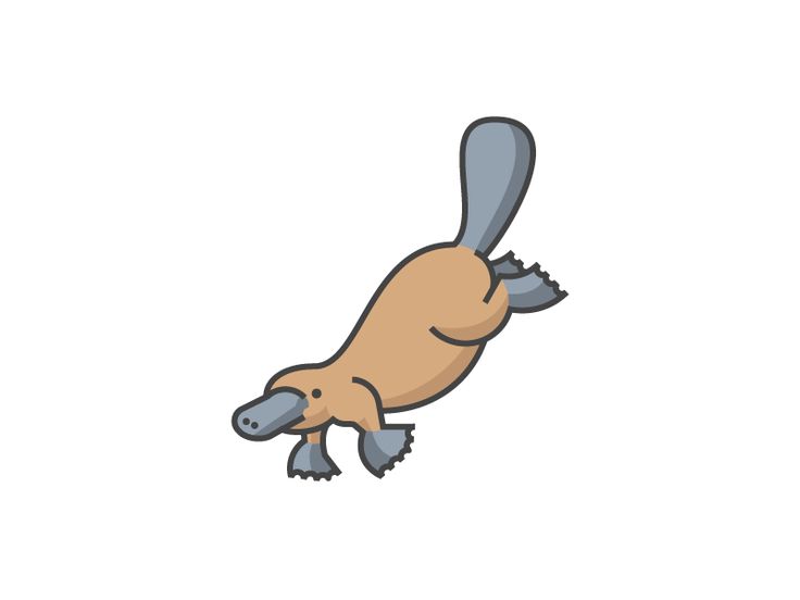 platypus cartoon
