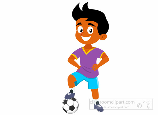 550x400 Football Player Clip Art