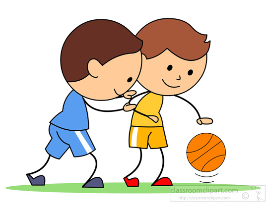 550x422 Boy Playing Basketball Clipart