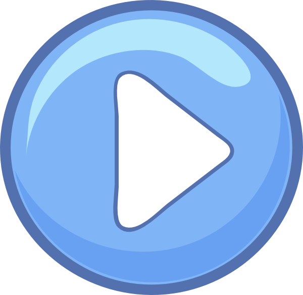600x583 Blue Play Button Png, Svg Clip Art For Web