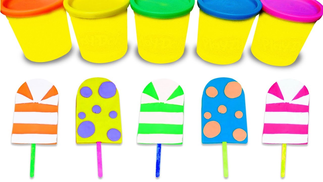 1280x720 How To Make Play Dough Ice Cream Learn Colors Surprise Toys