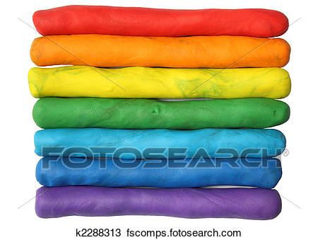 450x339 Stock Photo Of Rainbow Colors Plasticine Play Dough Modeling Clay