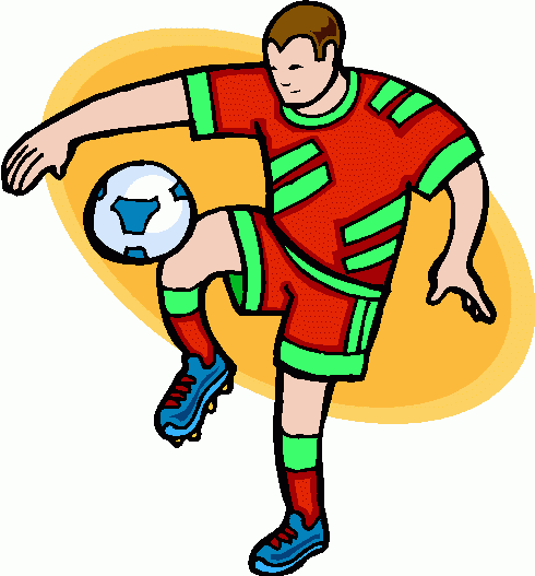 490x527 Marten Clipart Play Soccer