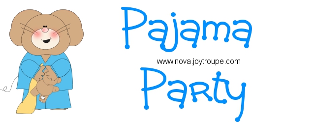 640x250 Kids Pajama Day Clipart