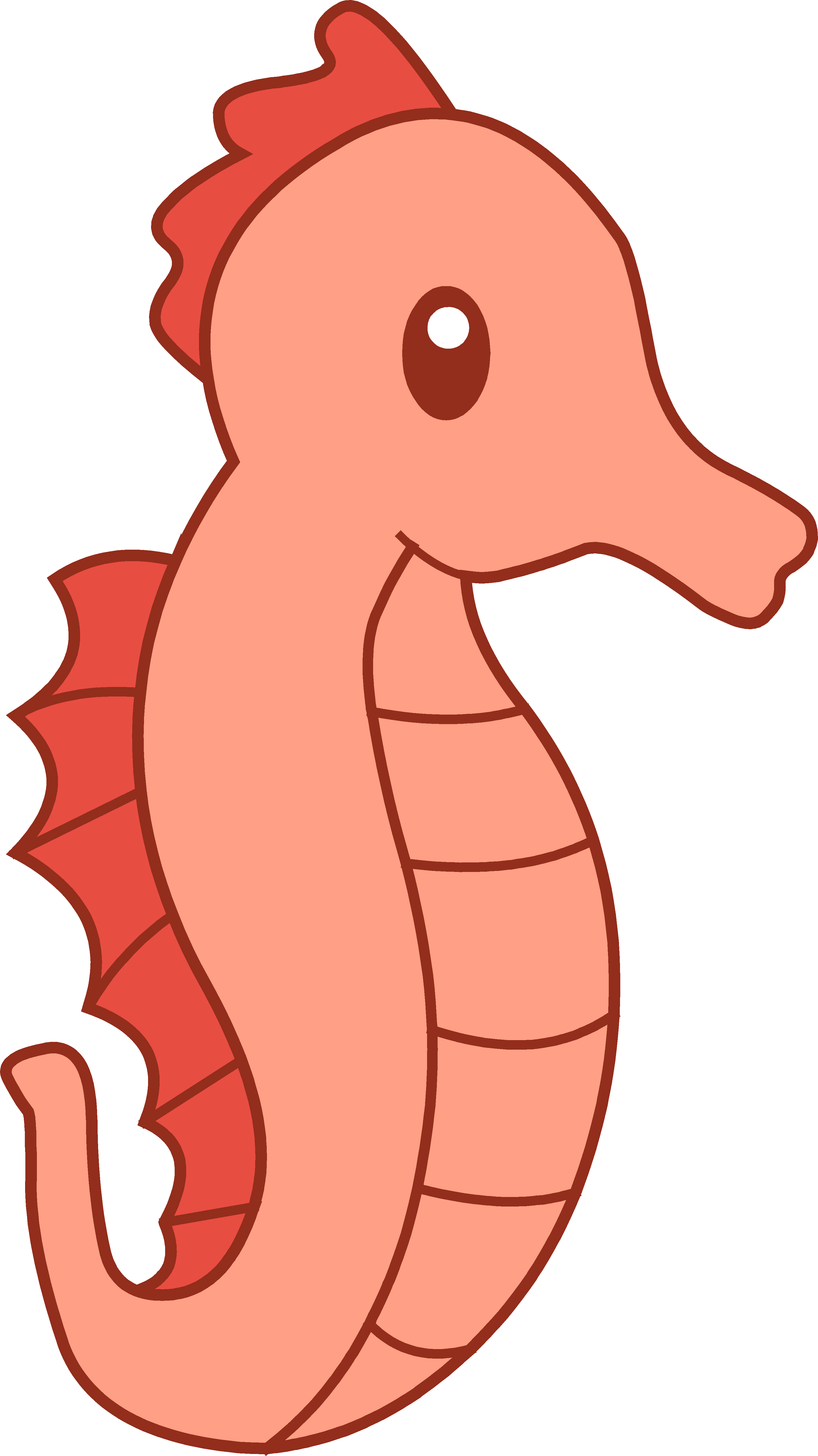 3260x5801 Creature Clipart Seahorse