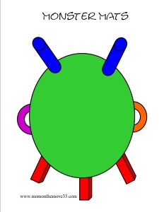 232x300 8 Monster Play Dough Mats