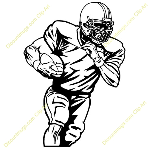 500x500 Football Player Clipart 101 Clip Art On Football Player Clip Art
