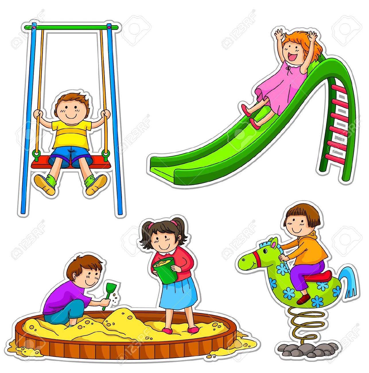 1286x1300 Playground Clipart School Fun