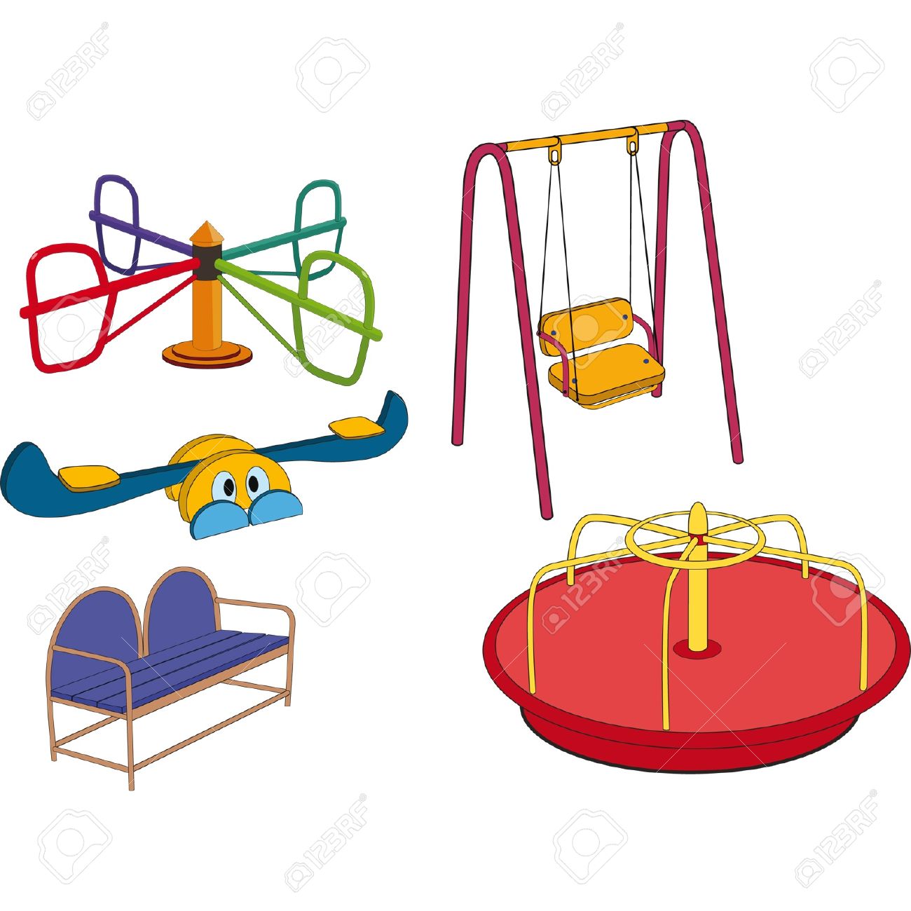 1300x1300 Empty Swing Clip Art Cliparts