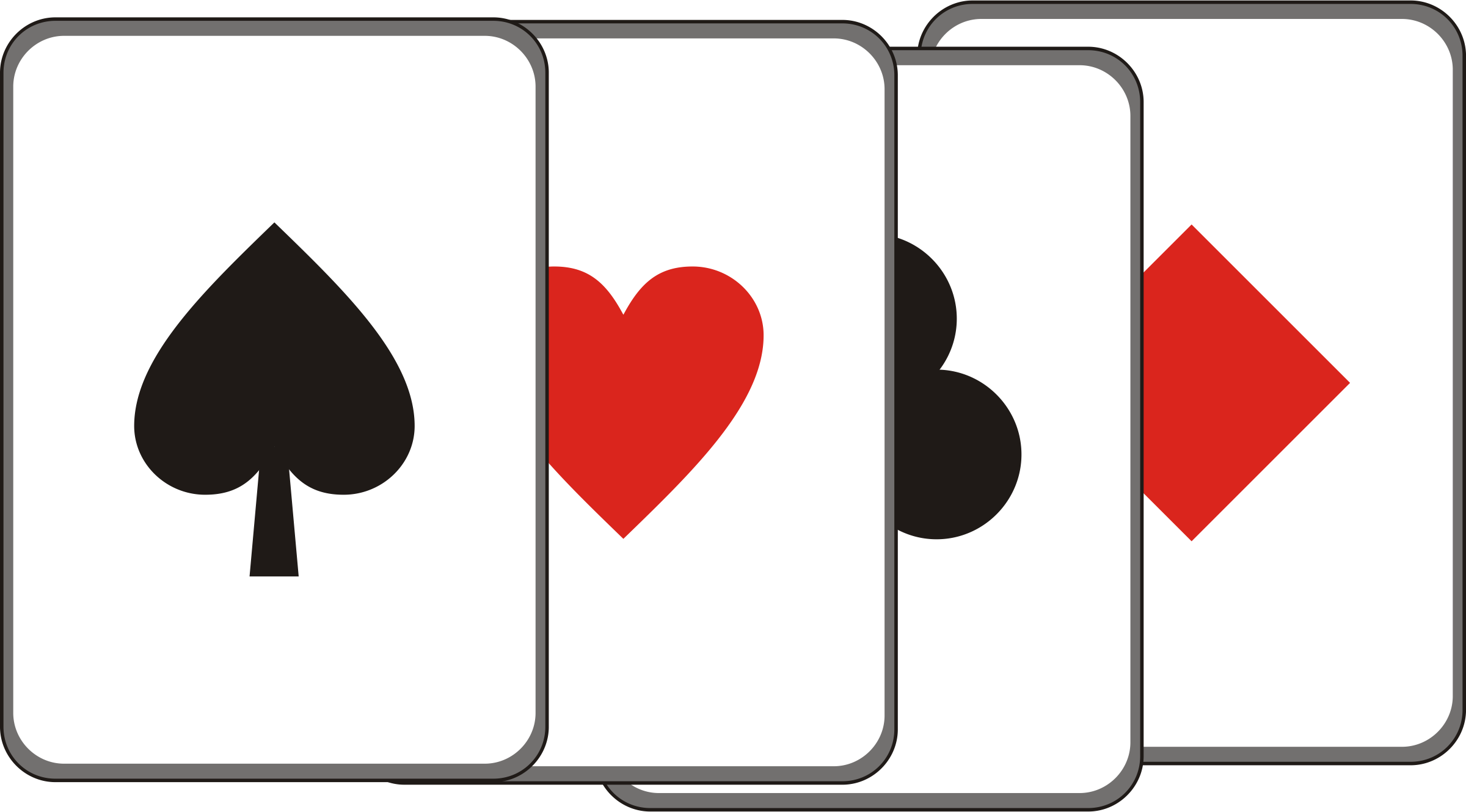 2400x1330 Cards Clipart Poker Player