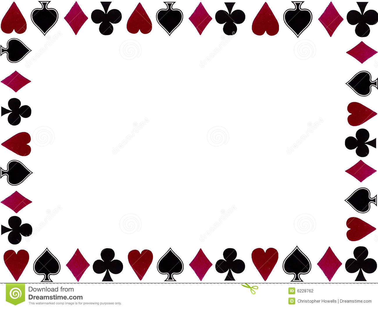 1300x1065 Playing Cards Border Clipart