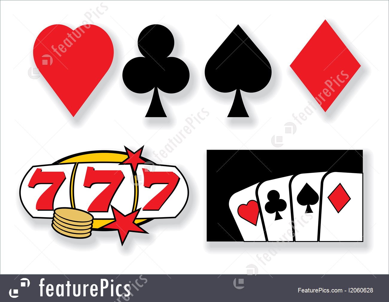 1300x1011 Vector Playing Cards And Casino Design Elements