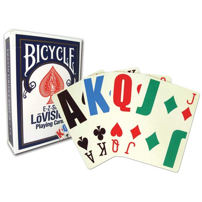 700x700 Bicycle Ez See Lo Vision Playing Cards