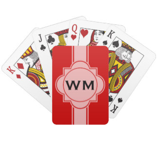 324x324 Monogrammed Playing Cards Zazzle