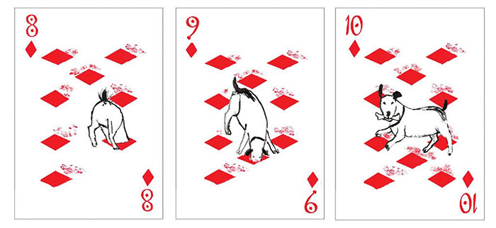 700x322 These Dog Playing Cards Have The Most Awesome Illustrations Ever