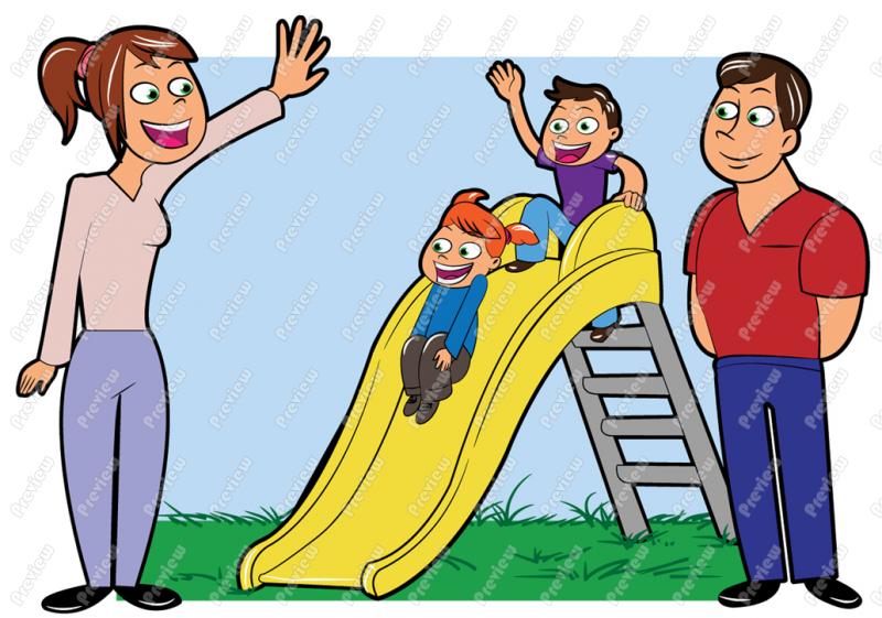 800x561 Playing In The Park Clip Art Cliparts