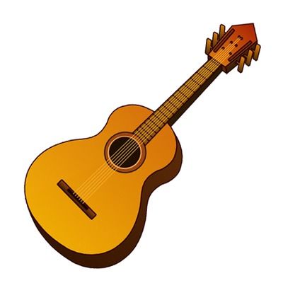 400x400 Guitar Clip Art Acoustic Music Instrument Icon Just Free Image