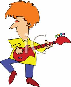 247x300 Red Headed Man Playing Guitar